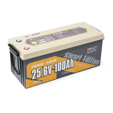 Акумуляторна батарея LiFePO4 Power Queen 24V 100Ah BT, 2560Wh, BMS 100A, 532/207/215мм