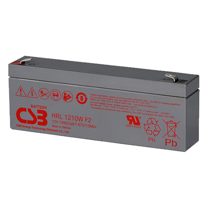 Аккумуляторная батарея CSB HRL1210N 12V 2.3Ah (178х34х64мм)