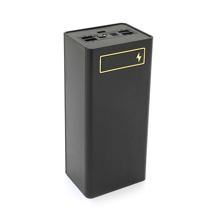 Power bank Voltronic D21-PD под 21х18650, Digital display, Output: 22.5W, Micro-USB, Type-C, Lightning, ABS, PVC, Black, BOX