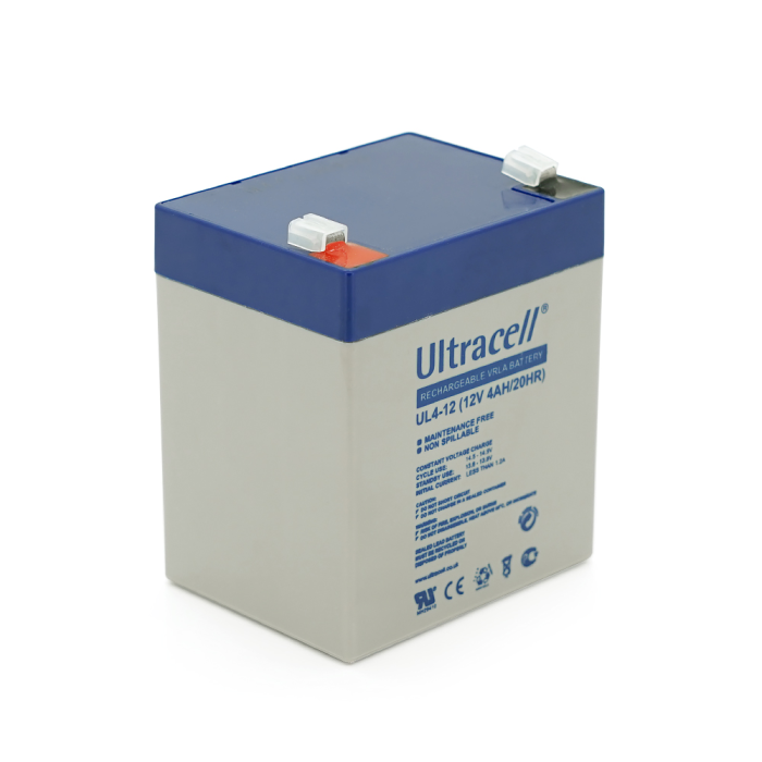 Аккумуляторная батарея Ultracell UL4-12 AGM 12V 4 Ah (90 x 70 x 101) White Q10/420