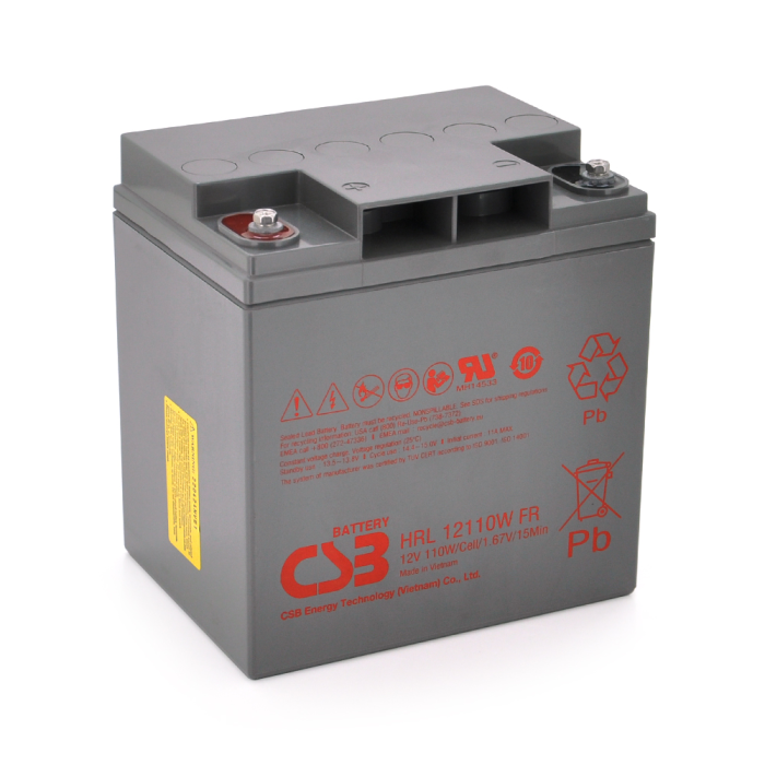 Аккумуляторная батарея CSB HRL12110WFR, 12V 28Ah (166х125х175мм) Q2/72 (Вьетнам)