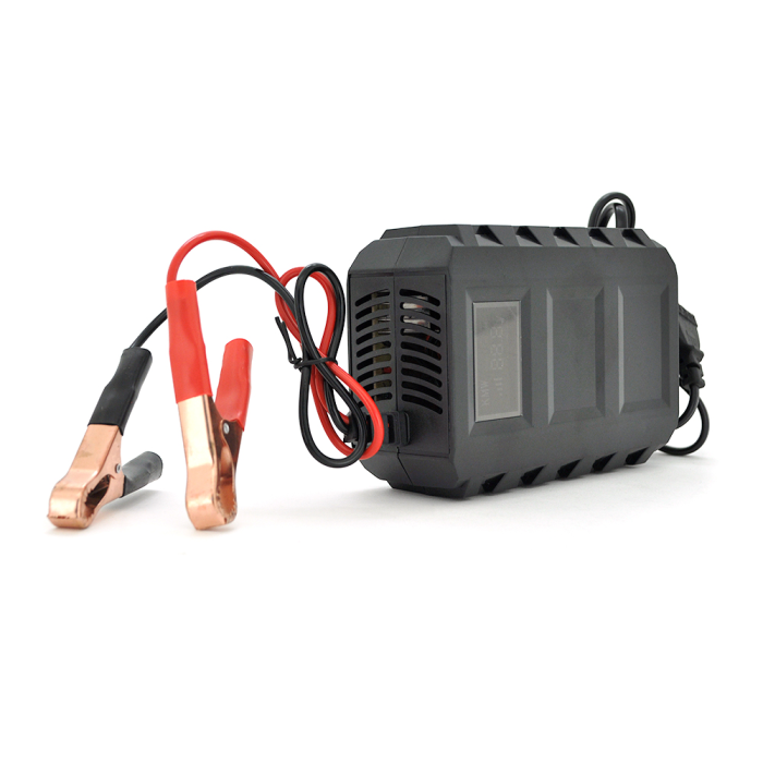 Автоматический ЗУ для аккумулятора KMW 12V,100-260V,1.2 -20А,LCD,клеммы (AGM/Gel/Lead)