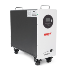 Акумуляторна батарея  Must LiFePO4 LP21-48300  51.2V 300Ah 15,36KWh BMS200A@16S, CAN2&RS232&RS485,WI-FI,IP21 6000 cycles 733/260/635mm, 120KG
