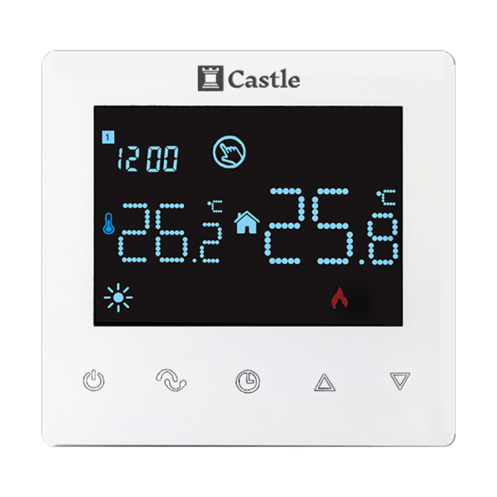 Терморегулятор програмування Castle AC606H (Білий)