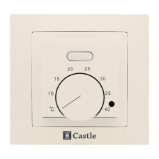 Терморегулятор механічний Castle AC308H слонова кістка