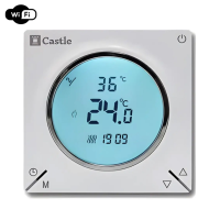 Терморегулятор програмування Castle AC829H з функцією WI-FI (Білий)