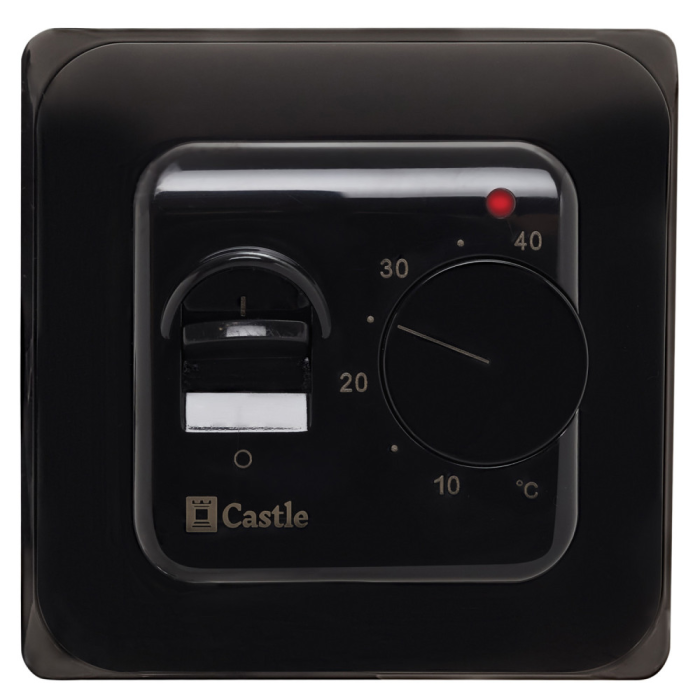 Терморегулятор механічний Castle RTC 70.26 Black