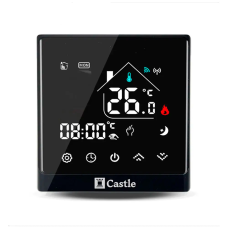 Терморегулятор програмний для котлів Castle АС8400G Чорний