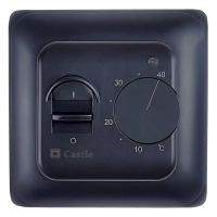 Терморегулятор механічний Castle RTC 70.26 Black Mat