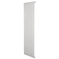 Вертикальный дизайнерский радиатор отопления ARTTIDESIGN Livorno 7/1800/476/50 белый матовый