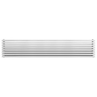Горизонтальный дизайнерский радиатор отопления ARTTIDESIGN Ancona ІІ G 8/368/1800 белый матовый