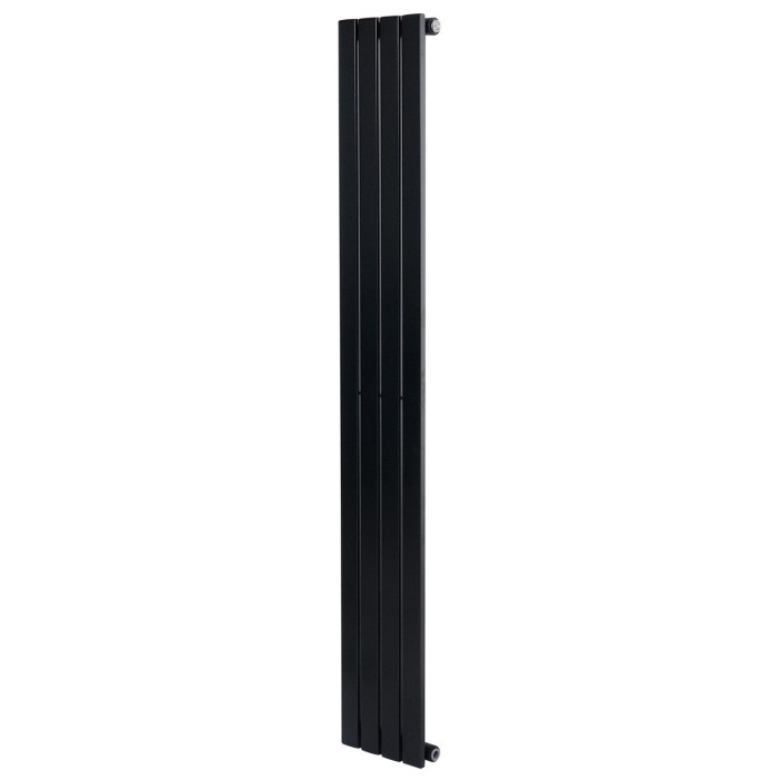 Вертикальный дизайнерский радиатор отопления ARTTIDESIGN Terni 4/1500/236/50 черный матовый