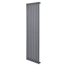 Дизайнерський вертикальний радіатор опалення ARTTIDESIGN Rimini 8/1800/472/50 сірий матовий