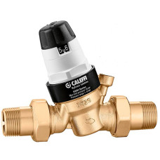 535050H Caleffi редуктор зниження тиску 3/4` зі шкалою регулювання та виходом для манометра (до 80 °С)