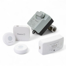 Система захисту від потопу для розумного будинку Tervix ZigBee Water Stop на 1 трубу 3/4"
