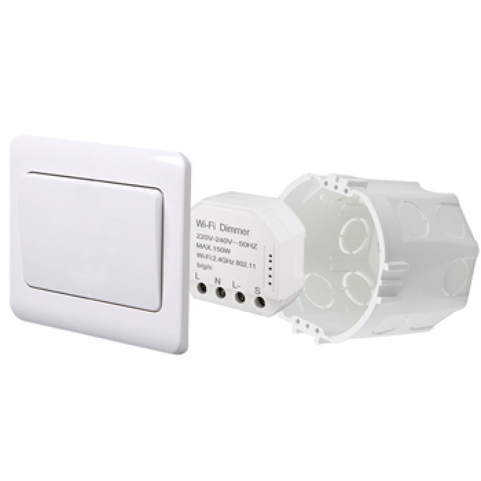 Розумний вимикач - регулятор Tervix Pro Line WiFi Dimmer (1 клавіша)