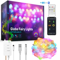 Умная WiFи мультицветная новогодняя гирлянда 10 м Tervix Pro Line Fairy Lights WiFi