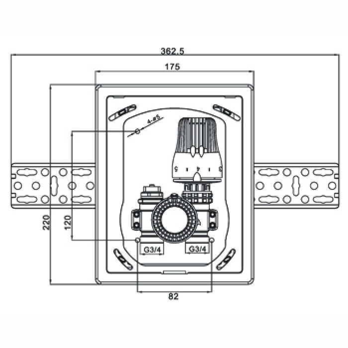 Модуль контролю температури водяної підлоги Tervix Pro Line Control Box R2