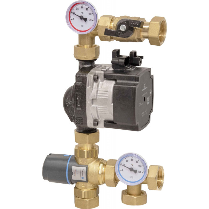 Смесительный модуль BTU 501 для теплого пола с клапаном АТМ, насос Grundfos UPM3 Auto