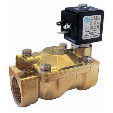 електромагн. 21W5KE350 НЗ, 1 1/4", Рвх-Рвих=0,2-10ат, Тмакс. =140С , 220В