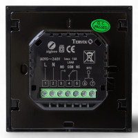 Термостат з ZigBee управлінням Tervix Pro Line для газового/електричного котла, чорний