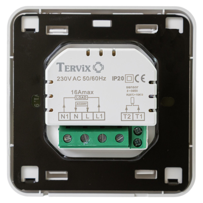 Термостат для водяної / електричної теплої підлоги Tervix Simple