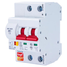 Умный диф. автоматический выключатель Tervix WiFi Circuit Breaker, 40A с электромониторингом