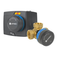Комплект 3-ход. клапан ARV382 Vario ProClick DN20 Rp3/4" Kvs 3,5-9 + Привід ARM 323 ProClick