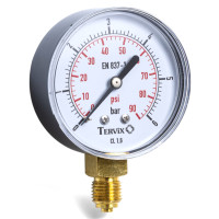 манометр Tervix Pro Line 63 0-6 бар 1/4" рад.