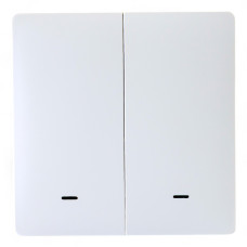 Розумна клавішна кнопка-вимикач Tervix Pro Line ZigBee Push Button (2 клавіші), на батар.