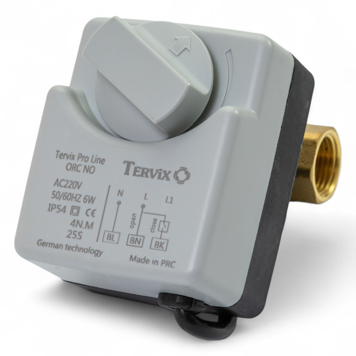 2-ходовий кульовий клапан н/з 1/2