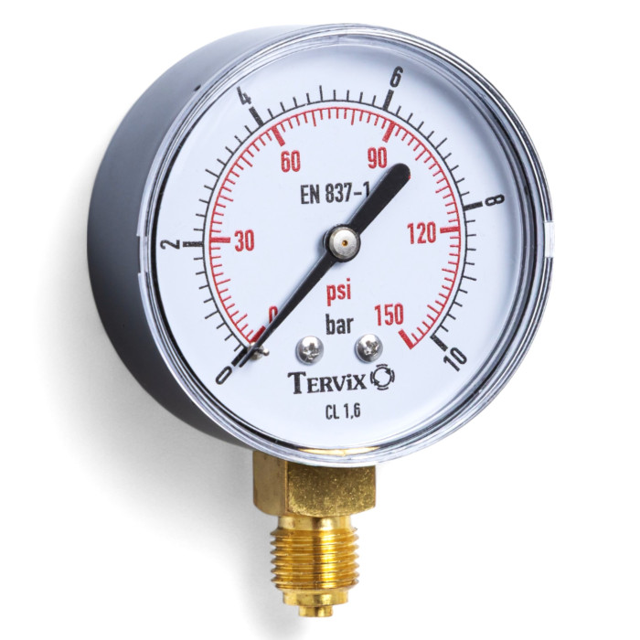 манометр Tervix Pro Line 63 0-10 бар 1/4