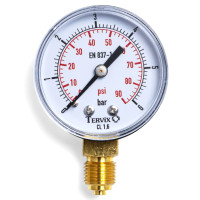 манометр Tervix Pro Line 63 0-6 бар 1/4" рад.