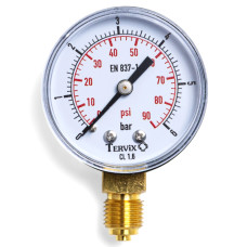 манометр Tervix Pro Line 63 0-6 бар 1/4" рад.