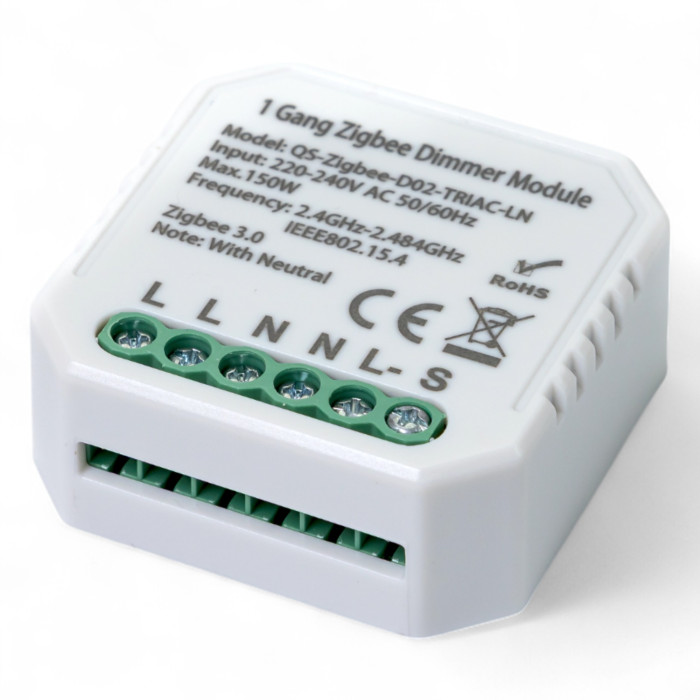 Розумний вимикач - регулятор Tervix Pro Line ZigBee Dimmer (1 клавіша)