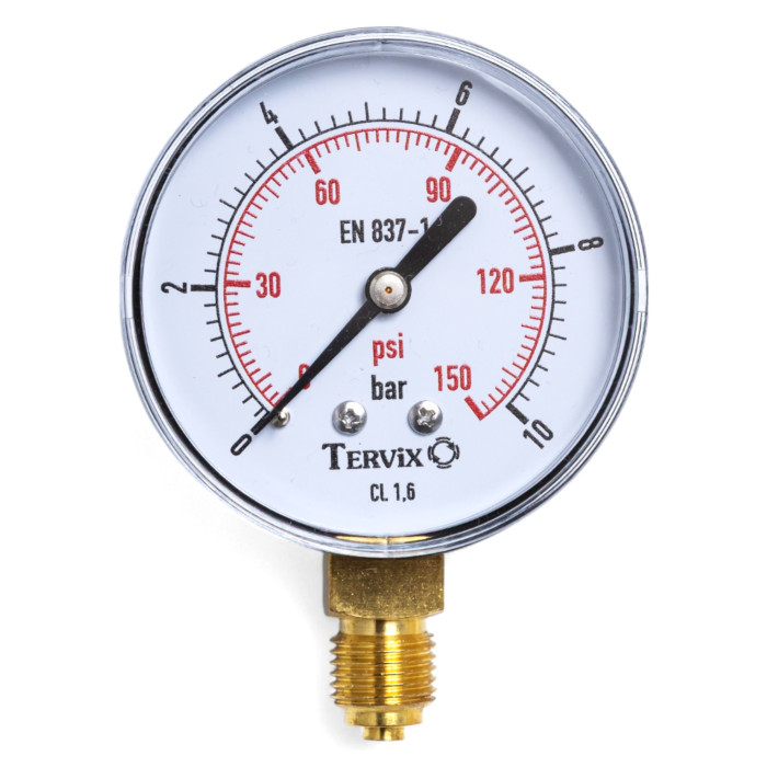 манометр Tervix Pro Line 63 0-10 бар 1/4