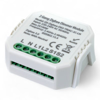 Розумний вимикач - регулятор Tervix Pro Line ZigBee Dimmer (2 клавіші)