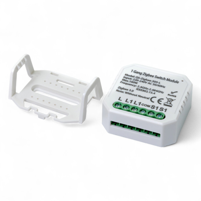 Розумний вимикач Tervix Pro Line ZigBee Switch (1 клавіша), без нуля