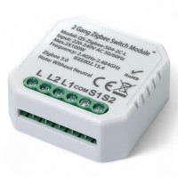 Розумний вимикач Tervix Pro Line ZigBee Switch (2 клавіші), без нуля