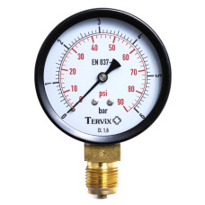 манометр Tervix Pro Line 80 0-6 бар 1/2" рад.