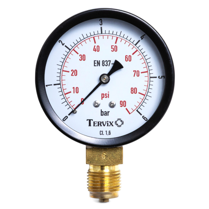 манометр Tervix Pro Line 80 0-6 бар 1/2