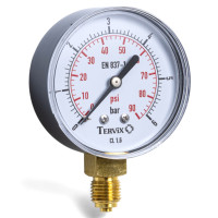 манометр Tervix Pro Line 100 0-6 бар 1/2" рад.
