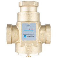 Термічний клапан AFRISO ATV 336, DN25, Rp 1" Kvs 9, 60 °C