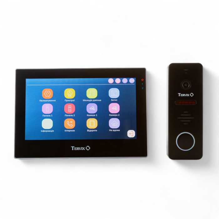 Комплект відеодомофона WiFi + Ethernet Tervix Pro Line Smart Video Door Phone System