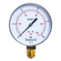 манометр Tervix Pro Line 100 0-16 бар 1/2" рад.
