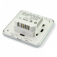 Розумний сенсорний вимикач Tervix Pro Line ZigBee Touch Switch (2 клавіші), без нуля