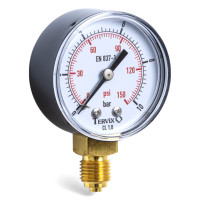 манометр Tervix Pro Line 100 0-10бар 1/2" рад.