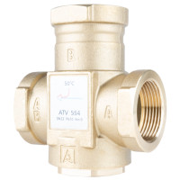 Термічний клапан AFRISO ATV 554, DN32, Rp 1¼" Kvs 9, 50 °C