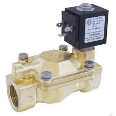 электромагн. 21W6KB400 НЗ, 1 1/2", Рвх-Рвих=0,2-10ат, Тмакс. =90С, 220В