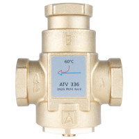 Термічний клапан AFRISO ATV 336, DN25, Rp 1" Kvs 9, 60 °C